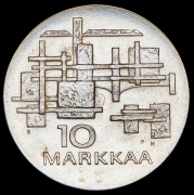 10 марок 1967 "50 лет независимости" (Финляндия)