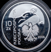 10 злотых 2006 "XX зимние Олимпийские игры  Сноуборд" (Польша)