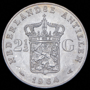 2 1/2 гульдена 1964 (Нидерландские Антиллы)