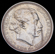 2 кроны 1912 "Смерть Фредерика VIII и вступление на престол Кристиана X" (Дания)
