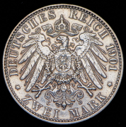 2 марки 1901 "200-летие королевства" (Пруссия)