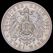 2 марки 1901 "200-летие королевства" (Пруссия)