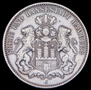 3 марки 1909 (Гамбург) J