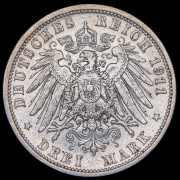 3 марки 1911 (Баден) D