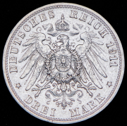 3 марки 1911 (Вюртемберг) F
