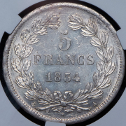 5 франков 1834 (Франция) (в слабе)