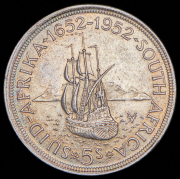 5 шиллингов 1952 "300-летие основания Кейптауна" (ЮАР)