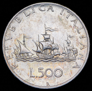 500 лир 1959 "Каравеллы " (Италия) R