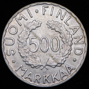 500 марок 1952 "XV летние Олимпийские игры 1952 года в Хельсинки" (Финляндия) H