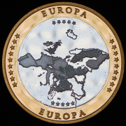 Медаль "Переход на евро: Королева Беатрикс" (Нидерланды)