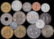 Набор из 15 монет 1926-2003 (Британские островные колонии)