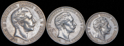 Набор из 3 сер. монет 2, 3 и 5 марок 1903-1911 (Пруссия) А