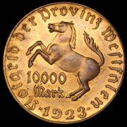 Нотгельд 10000 марок 1923 (Вестфалия)