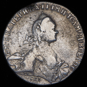 Рубль 1772 СПБ-ТI-ЯЧ