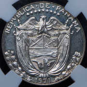 1/2 бальбоа 1971 (Панама) (в слабе)
