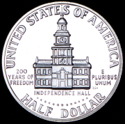 1/2 доллара 1976 "200 лет независимости" (США)