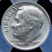 1 дайм 1963 (США) (в слабе)