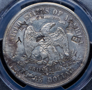 1 доллар 1876 "Торговый доллар" (США) (в слабе) S
