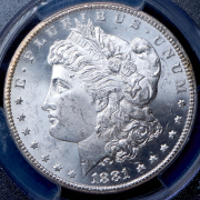 1 доллар 1881 (США) (в слабе) CC