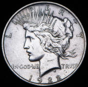 1 доллар 1922 (США) D
