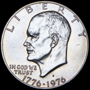 1 доллар 1976 "200 лет независимости США" (США)