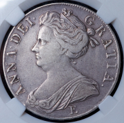 1 крона 1707 (Англия) (в слабе) Е