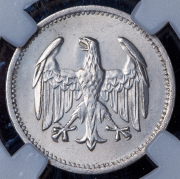 1 марка 1924 (Германия) (в слабе) А