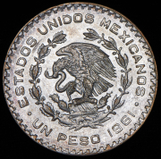 1 песо 1961 (Мексика)