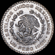 1 песо 1966 (Мексика)