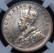 1 рупия 1919 (Британская Индия) (в слабе)