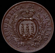 10 чентезимо 1937 (Сан-Марино) R