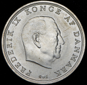10 крон 1968 "Свадьба принцессы Бенедикты" (Дания)