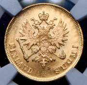 10 марок 1913 (Финляндия) (в слабе) S