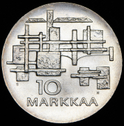 10 марок 1967 "50 лет независимости" (Финляндия)