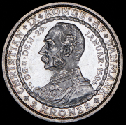 2 кроны 1906 "Смерть Кристиана IX и вступление на престол Фредерика VIII" (Дания)