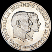 2 кроны 1953 "Кампания против туберкулёза в Гренландии" (Дания)