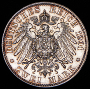 2 марки 1901 "200-летие королевства" (Пруссия)