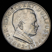 2 шиллинга 1934 “Памяти Энгельберта Дольфуса“ (Австрия)