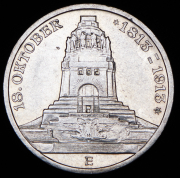 3 марки 1913 "100-летие битвы при Лейпциге" (Саксония) Е