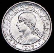 5 лир 1935 (Сан-Марино) R