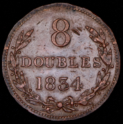 8 дублей 1834 (Гернси)