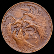 Медаль "100-летие битвы при Лейпциге. Памятник" 1913 (Германия)