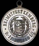 Медаль "Фестиваль в Кемберге" 1910 (Саксония)