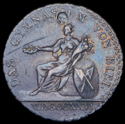 Медаль "В память основания гимназии в городе Биль" 1826 (Швейцария)