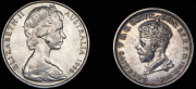Набор из 2 сер. монет 1 флорин, 50 центов 1927, 1966 (Австралия)