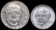 Набор из 2 сер. монет 10, 50 марок 1975, 1981 "Урхо Кекконен" (Финляндия)