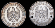 Набор из 2 сер. монет 5 марок 1935 (Германия)