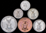 Набор из 6 монет 1, 5, 10, 20 и 50 центаво 1907-1945 (Филиппины)