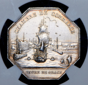 Жетон 1832-1841 "Торговая палата Гавра" (Франция) (в слабе)