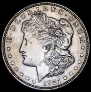 1 доллар 1921 (США) без букв